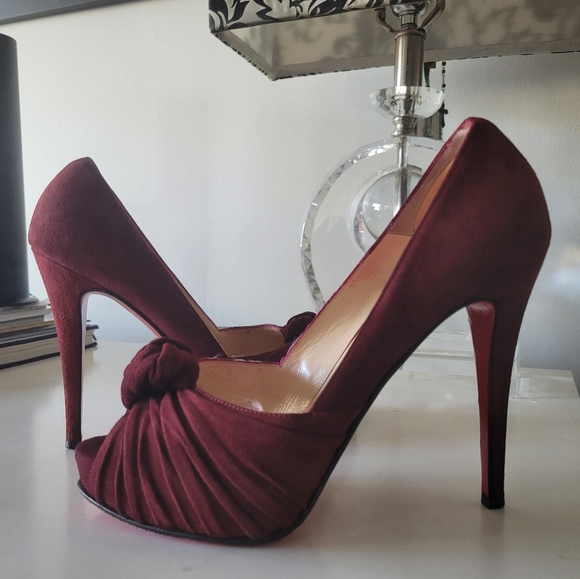 CHRISTIAN LOUBOUTIN Peep Toe Shoes - Picture 2 of 10